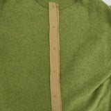 HERMES セリエボタン カシミヤ スコットランド製 カーディガン 80'sヴィンテージ グリーン レディース エルメス【中古】5-1102T∞