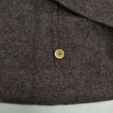 HERMES 馬車タグ セリエボタン カシミヤ スコットランド製 カーディガン 80'sヴィンテージ ブラウン レディース エルメス【中古】5-1127T∞