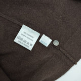 HERMES セリエボタン スコットランド製 カシミヤ カーディガン マルジェラ期 90'sヴィンテージ ブラウン レディース エルメス【中古】5-1127T∞