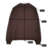 HERMES セリエボタン スコットランド製 カシミヤ カーディガン マルジェラ期 90'sヴィンテージ ブラウン レディース エルメス【中古】5-1127T∞