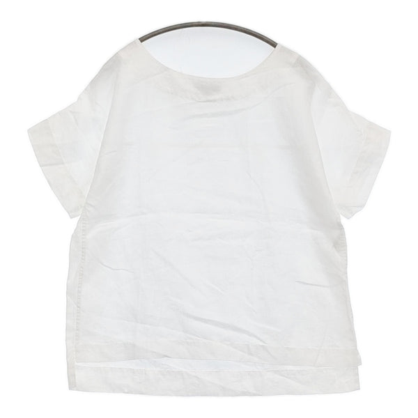 MARGARET HOWELL SHIRTING LINEN SHIRT 578-2152010 定29700円 ブラウス シャツ 22SS ホワイト レディース マーガレットハウエル【中古】5-0822S♪