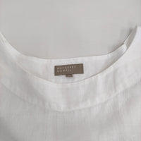 MARGARET HOWELL SHIRTING LINEN SHIRT 578-2152010 定29700円 ブラウス シャツ 22SS ホワイト レディース マーガレットハウエル【中古】5-0822S♪