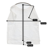 MARGARET HOWELL SHIRTING LINEN SHIRT 578-2152010 定29700円 ブラウス シャツ 22SS ホワイト レディース マーガレットハウエル【中古】5-0822S♪