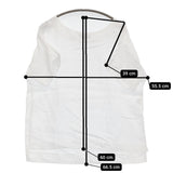 MARGARET HOWELL SHIRTING LINEN SHIRT 578-2152010 定29700円 ブラウス シャツ 22SS ホワイト レディース マーガレットハウエル【中古】5-0822S♪