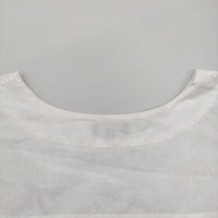 MARGARET HOWELL SHIRTING LINEN SHIRT 578-2152010 定29700円 ブラウス シャツ 22SS ホワイト レディース マーガレットハウエル【中古】5-0822S♪