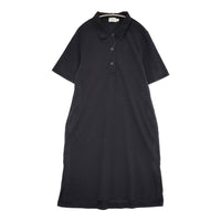 FRED PERRY/MARGARET HOWELL SOFT COTTON PIQUE DRESS ポロ ワンピース 23AW 黒 レディース フレッドペリー/マーガレットハウエル【中古】5-0822S♪