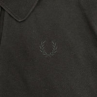 FRED PERRY/MARGARET HOWELL SOFT COTTON PIQUE DRESS ポロ ワンピース 23AW 黒 レディース フレッドペリー/マーガレットハウエル【中古】5-0822S♪
