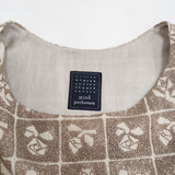 mina perhonen Lili 刺繍 チュール na3576 サイズ36 ワンピース ベージュ レディース ミナペルホネン【中古】5-0902S♪
