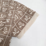 mina perhonen Lili 刺繍 チュール na3576 サイズ36 ワンピース ベージュ レディース ミナペルホネン【中古】5-0902S♪