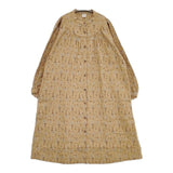 TSUHARU by Samansa Mos2 SM2 ローズ柄総刺繍コート 定価18700円 FDL-2300213 コート キャメル レディース ツハルバイ サマンサモスモス【中古】5-1204M∞