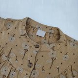 TSUHARU by Samansa Mos2 SM2 ローズ柄総刺繍コート 定価18700円 FDL-2300213 コート キャメル レディース ツハルバイ サマンサモスモス【中古】5-1204M∞