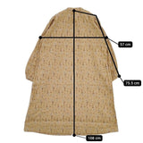 TSUHARU by Samansa Mos2 SM2 ローズ柄総刺繍コート 定価18700円 FDL-2300213 コート キャメル レディース ツハルバイ サマンサモスモス【中古】5-1204M∞