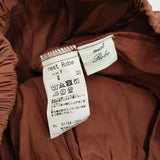 nest Robe コットンリネンボックスタックスカート 01194-1352 ロングスカート ブラウン レディース ネストローブ【中古】5-1031M♪