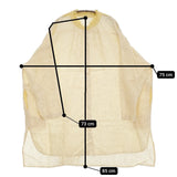 nest Robe デッドストックリネンコンビブラウス 定価26400円 チュニック 24AW イエロー ホワイト レディース ネストローブ【中古】5-0902M♪