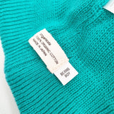 BEAMS BOY コットン ニット帽 帽子 ニットキャップ ターコイズ レディース ビームスボーイ【中古】5-1120T◎