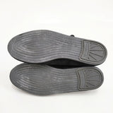 LA CADENA ラ・カデナ ベルベット ベロア サイズ38 フラットシューズ バレエシューズ ブラック レディース【中古】5-1120T◎