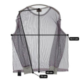 maturely Chambray In Side Out Long Sleeves シアー シースルー メッシュ カットソー 24SS グレー パープル レディース マチュアリー【中古】5-1204M∞