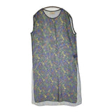 maturely Logo Emblem Print Dress 定価20900円 BEAMS ロゴ メッシュ ノースリーブ ワンピース グレー レディース マチュアリー【中古】5-0822S♪