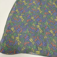 maturely Logo Emblem Print Dress 定価20900円 BEAMS ロゴ メッシュ ノースリーブ ワンピース グレー レディース マチュアリー【中古】5-0822S♪