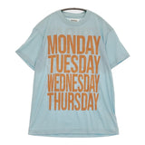 BEAMS BOY ロゴプリントショートスリーブTシャツ 定価7480円 半袖Ｔシャツ カットソー ライトブルー レディース ビームスボーイ【中古】5-0822S♪