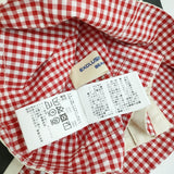 BEAMS BOY ニュースペーパー リバーシブル ジャケット 定価18480円 ノーカラー ベージュ レッド レディース ビームスボーイ【中古】5-0902M♪