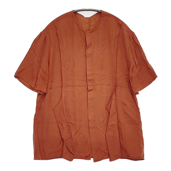 maturely FibrilSatin Blouse 定価17600円 BEAMS BOY サイズ0 サテン ブラウス シャツ 24SS オレンジ レディース マチュアリー【中古】5-0822S♪