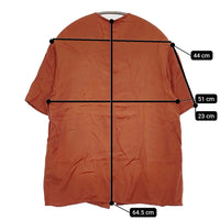 maturely FibrilSatin Blouse 定価17600円 BEAMS BOY サイズ0 サテン ブラウス シャツ 24SS オレンジ レディース マチュアリー【中古】5-0822S♪