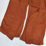 maturely Fibril Satin Pants サテン イージー パンツ 24SS オレンジ レディース マチュアリー【中古】5-1126M∞