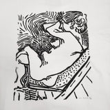 maturely マティス National Galleries Of Scotland 版画 半袖Ｔシャツ カットソー ホワイト レディース マチュアリー【中古】5-0902S♪