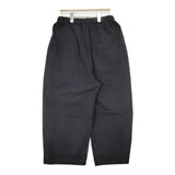 heavenly コットンリネンフロントポケットワイドパンツ 2536081 製品洗い 製品染め パンツ ブラック レディース ヘブンリー【中古】6-0301M∞