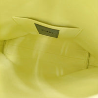 zattu マイクロファイバースエード ショルダーバッグ イエロー レディース ザッツ【中古】5-0829G♪