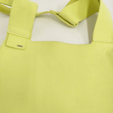 zattu マイクロファイバースエード ショルダーバッグ イエロー レディース ザッツ【中古】5-0829G♪