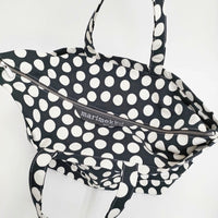 marimekko/COMME des GARCONS コルソコモ限定 ドット柄 トートバッグ ブラック ホワイト レディース マリメッコ/コムデギャルソン【中古】5-0829G♪
