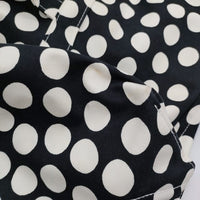 marimekko/COMME des GARCONS コルソコモ限定 ドット柄 トートバッグ ブラック ホワイト レディース マリメッコ/コムデギャルソン【中古】5-0829G♪