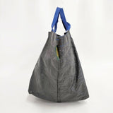 Herve Chapelier 2013PP ビーチバッグ トートバッグ ブラック ブルー レディース エルベ・シャプリエ【中古】5-1122G∞