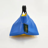 Herve Chapelier 901N ナイロン舟型トートS トートバッグ ブルー イエロー レディース エルベ・シャプリエ【中古】5-1122G∞