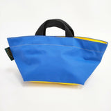 Herve Chapelier 901N ナイロン舟型トートS トートバッグ ブルー イエロー レディース エルベ・シャプリエ【中古】5-1122G∞