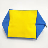 Herve Chapelier 901N ナイロン舟型トートS トートバッグ ブルー イエロー レディース エルベ・シャプリエ【中古】5-1122G∞