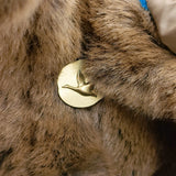 ebagos BIRD JOURNEY シェニール ソフトバケツ 2WAY 定価74800円 ショルダーバッグ 24AW ブラウン ブルー レディース エバゴス【中古】5-0829T♪