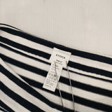 YAECA STOCK ボートネック 83041 コットン ボーダー カットソー ホワイト ネイビー レディース ヤエカ【中古】5-1201M∞