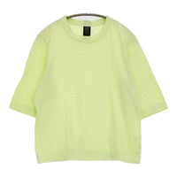 homspun 天竺六分袖Tシャツ 221-6370 サイズM Ｔシャツ カットソー ライトグリーン レディース ホームスパン【中古】5-0822S♪