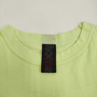 homspun 天竺六分袖Tシャツ 221-6370 サイズM Ｔシャツ カットソー ライトグリーン レディース ホームスパン【中古】5-0822S♪