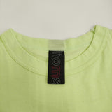homspun 天竺六分袖Tシャツ 221-6370 サイズM Ｔシャツ カットソー ライトグリーン レディース ホームスパン【中古】5-0822S♪