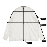 homspun 242-6337 40/2天竺長袖プルオーバー コットン S 長袖Ｔシャツ カットソー ロンＴ ホワイト レディース ホームスパン【中古】5-1201M∞