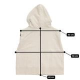 Maglia Plus スウェットパーカーベスト コットン ノースリーブ ベスト ベージュ レディース マリアプラス【中古】5-1201M∞