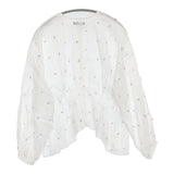 kijinokanosei ラミー刺繍タックブラウス さくらんぼ リネン 定価41800円 シャツ 24SS ホワイト レディース キジノカノウセイ【中古】5-0916M♪