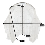 kijinokanosei ラミー刺繍タックブラウス さくらんぼ リネン 定価41800円 シャツ 24SS ホワイト レディース キジノカノウセイ【中古】5-0916M♪