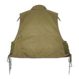 RhodolirioN M-69 Vest ミリタリー 定価39600円 OR756 中綿 ベスト カーキ レディース ロドリリオン【中古】5-1031M♪