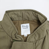 RhodolirioN M-69 Vest ミリタリー 定価39600円 OR756 中綿 ベスト カーキ レディース ロドリリオン【中古】5-1031M♪