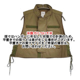RhodolirioN M-69 Vest ミリタリー 定価39600円 OR756 中綿 ベスト カーキ レディース ロドリリオン【中古】5-1031M♪